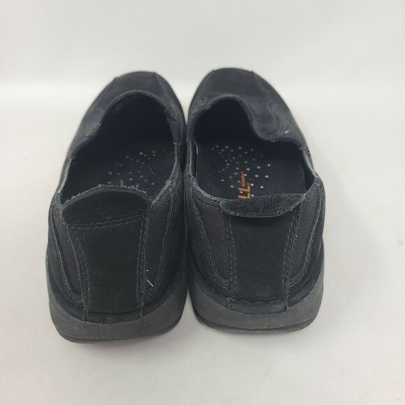 Merrell Womens Primo Moc 2 Leather Suede Slip On Comfy Loafers Size 8.5 Black - Picture 4 of 6